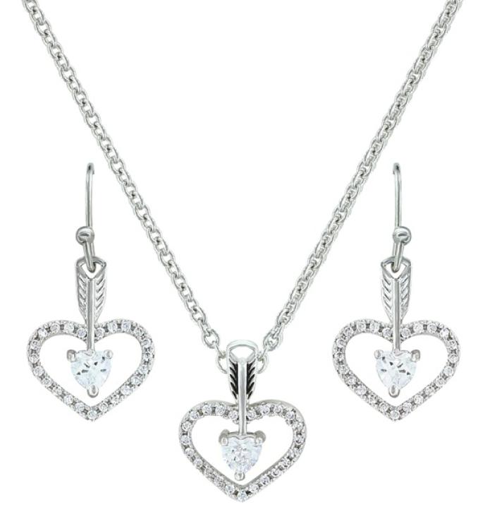 Montana Silversmiths Straight to the Heart Arrow Jewelry Set
