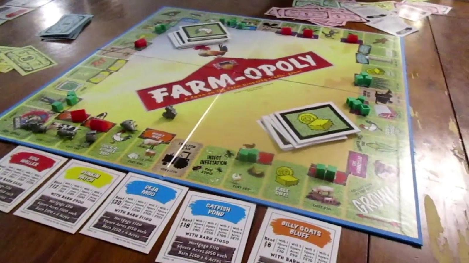 Farm-opoly Board Game Pieces 2