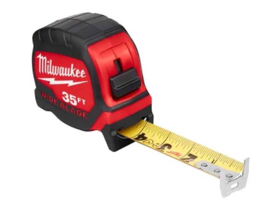 Milwaukee 35ft Wide Blade Tape Measure