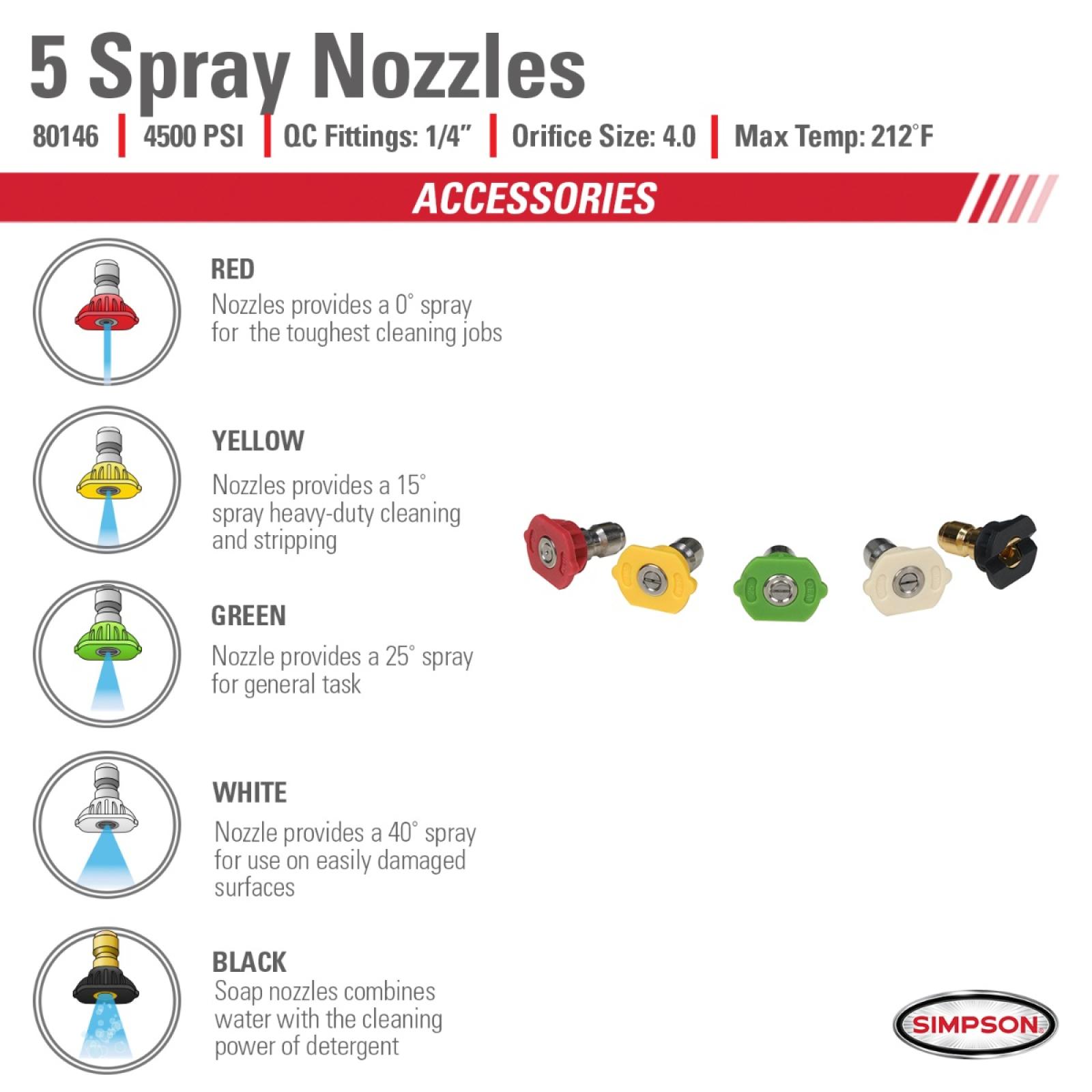 Simpson Replacement Spray Nozzle