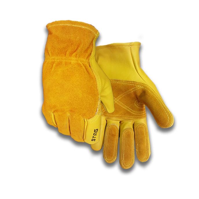 Golden Stag Men's Cowhide Patch Glove