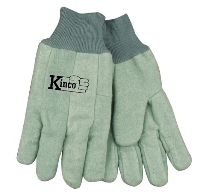 Kinco Mens Glove 18oz Green Chore 