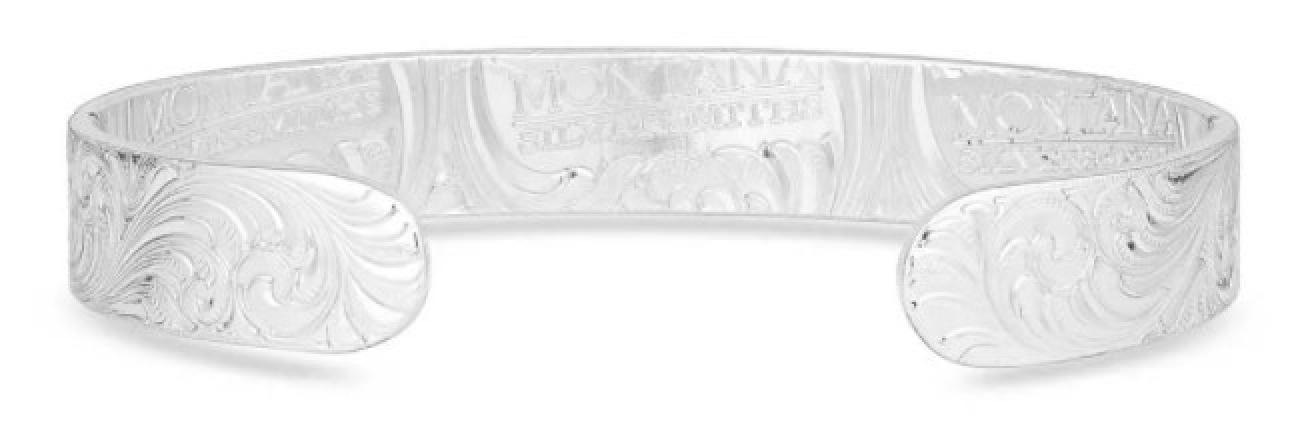 Montana Silversmiths Classic Engraved Cuff Bracelet Back