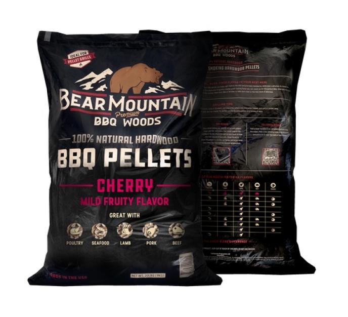 Bear Mountain BBQ Cherry Wood Pellets Front