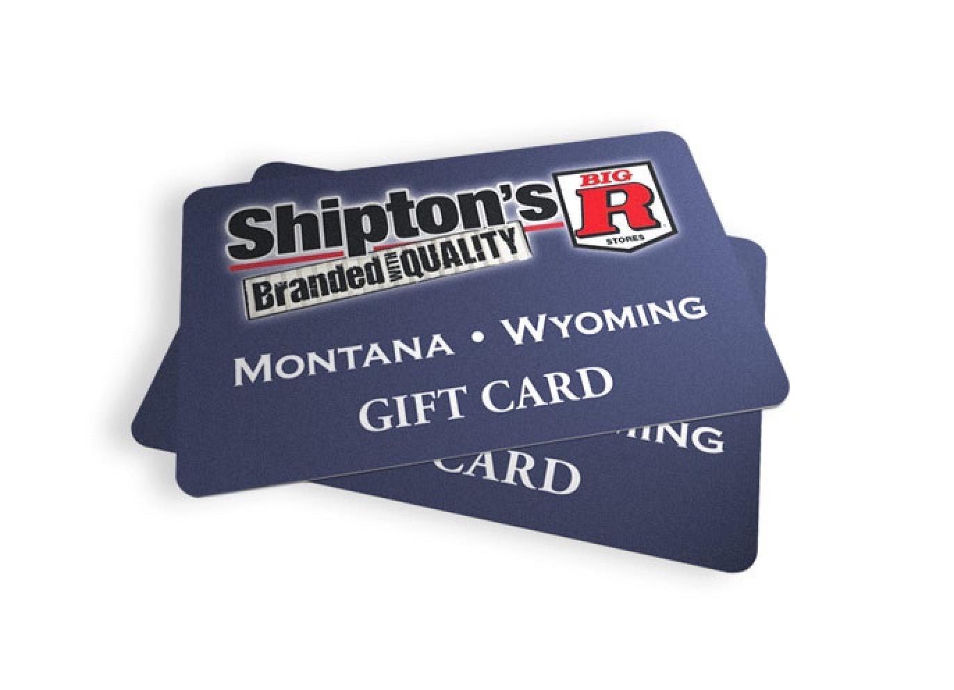 25 Gift Card Products Shipton S Big R Store