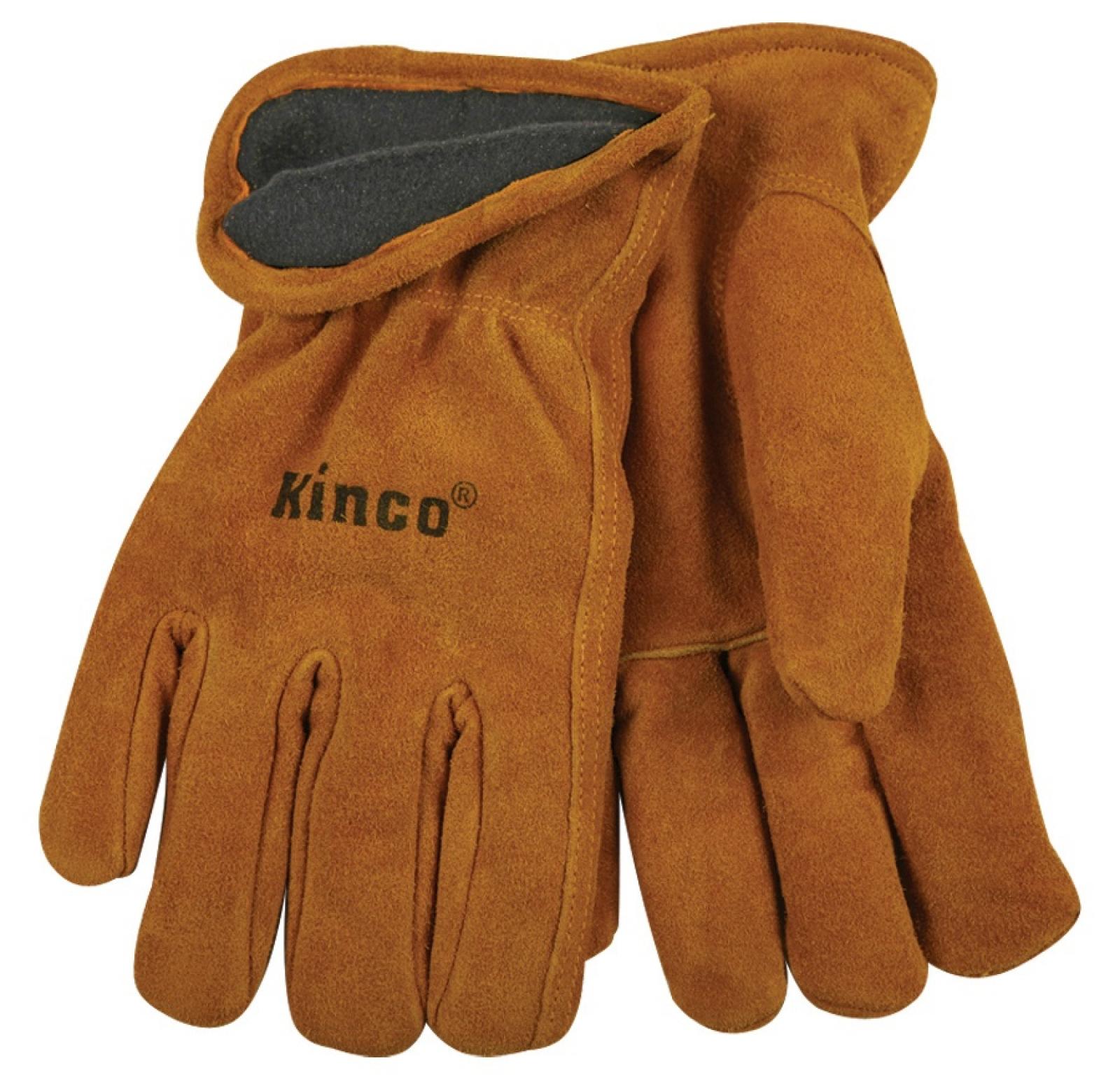 Kinco Men's Lined Premium Suede Cowhide Driver Gloves