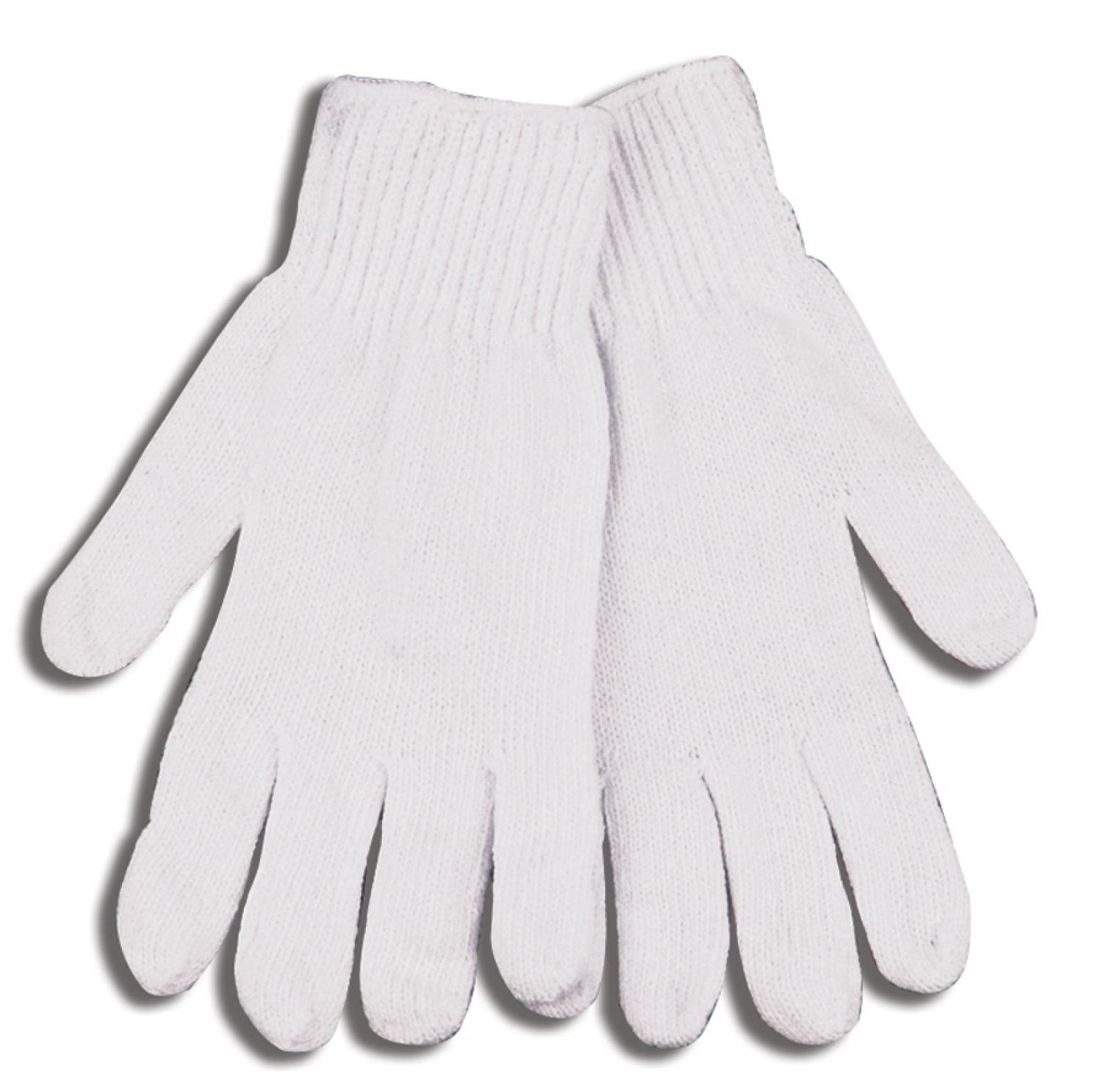 Kinco Men's White String Knit Gloves