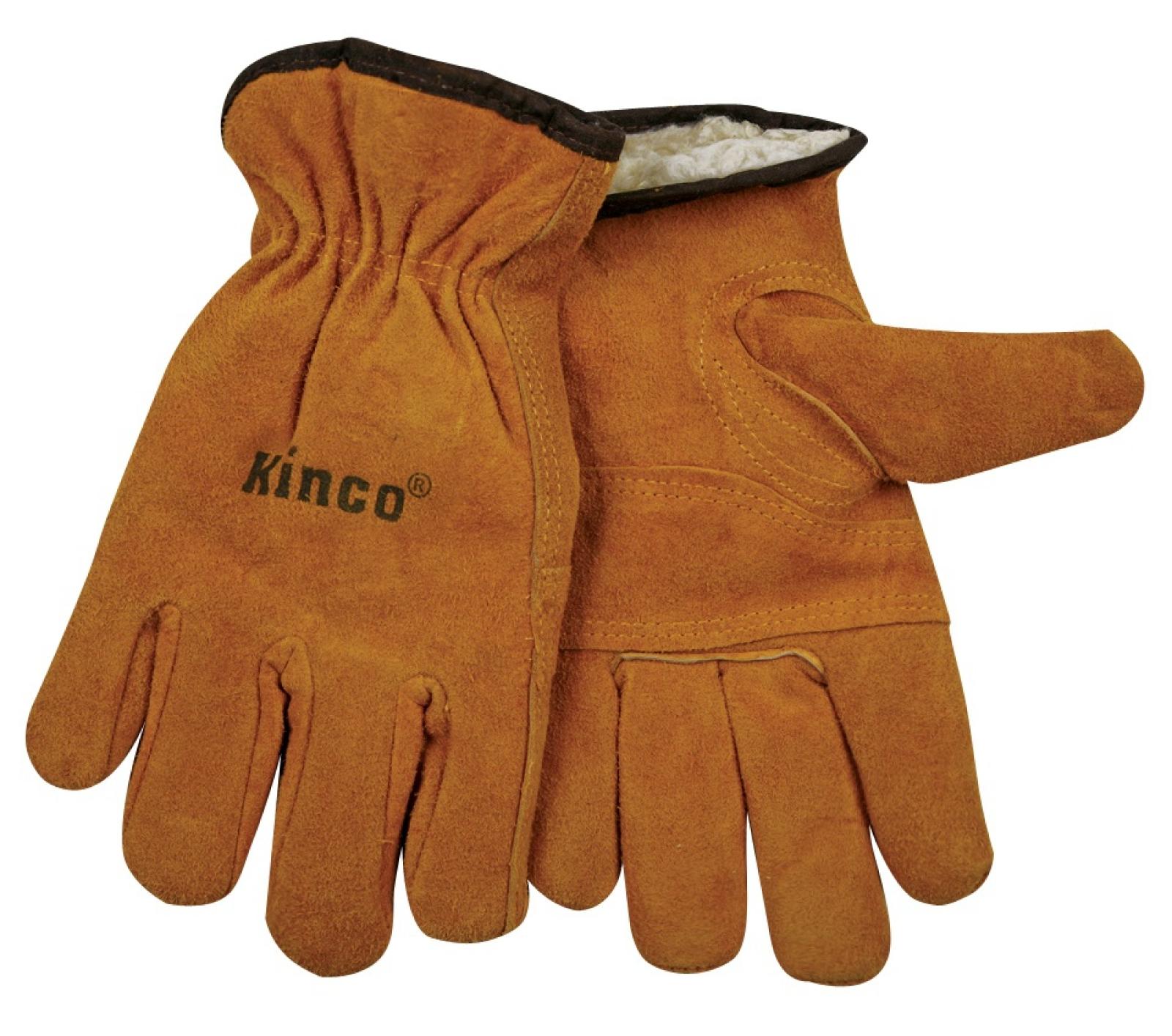 Kinco Men's Lined Suede Cowhide Driver Gloves
