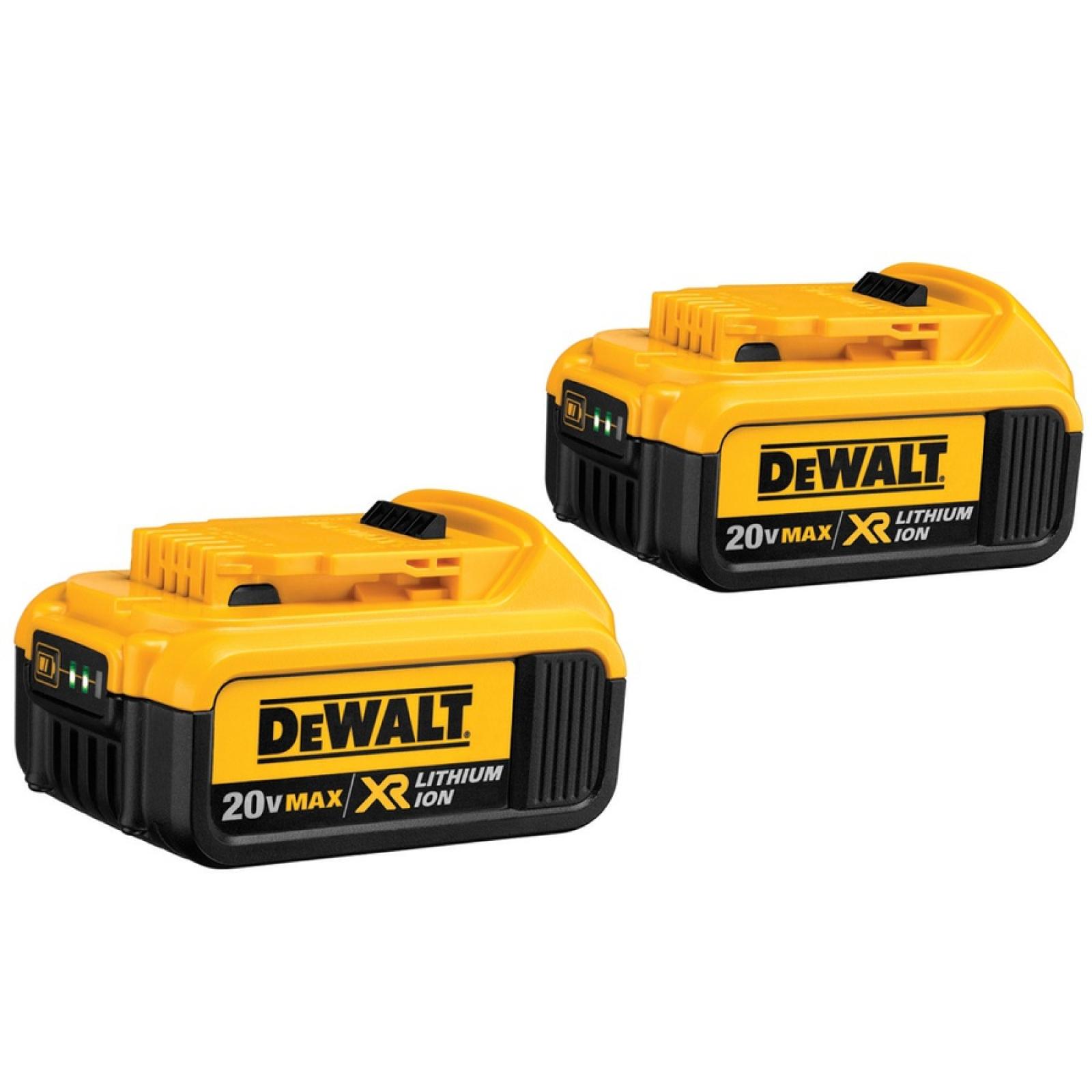 DeWalt 20V MAX* XR Lithium Ion 2 Pack