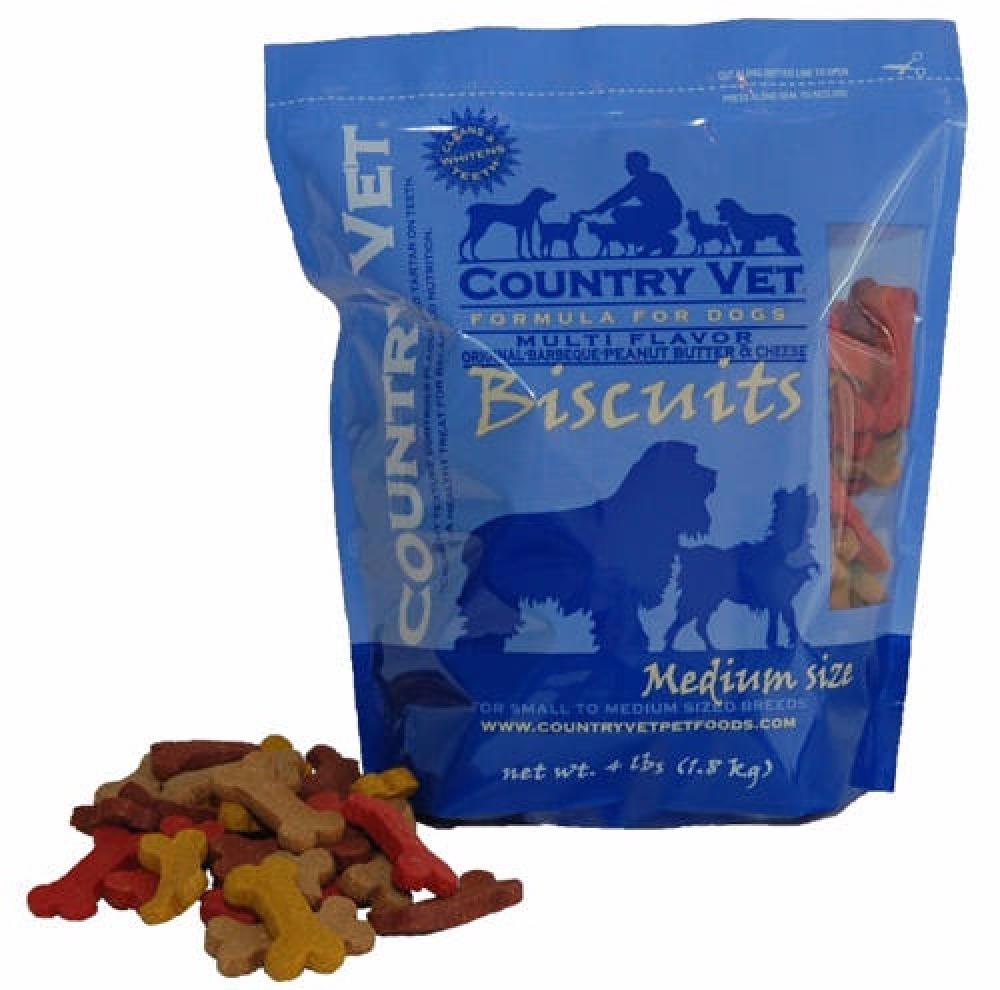 Country Vet Multi Flavor Dog Biscuits - 4 Pounds