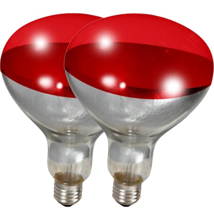 Westinghouse 250 Watt Red Incandescent Reflector Light Bulb 2 Pack