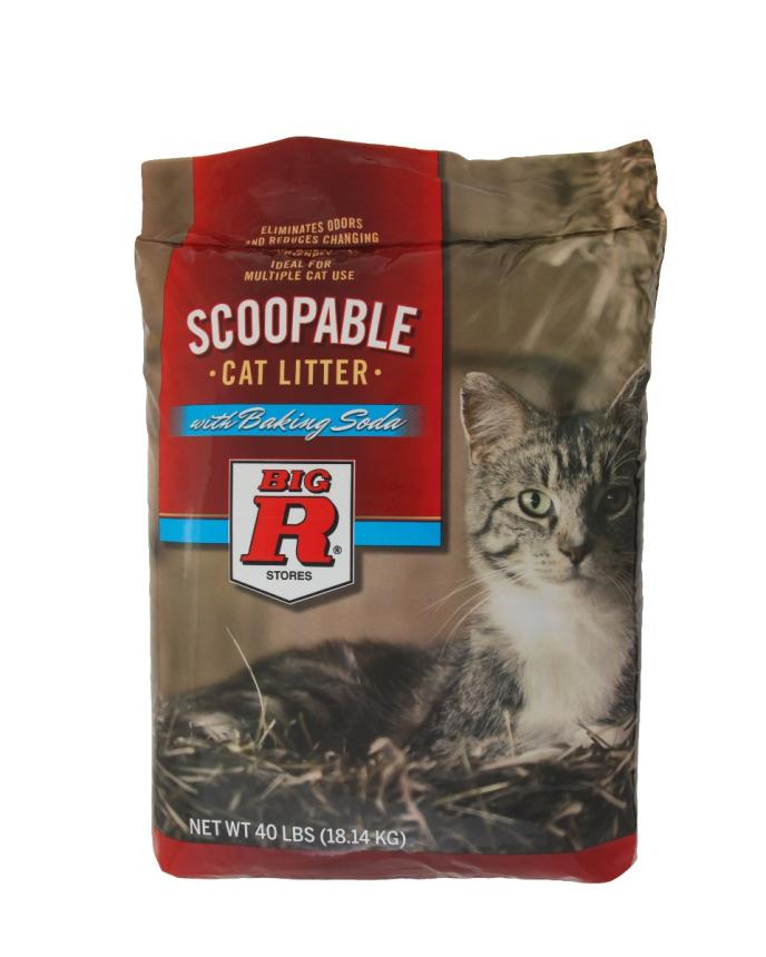 Big R Cat Litter 40# Scoopable