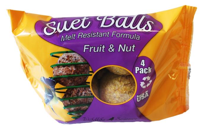 Suet Ball Fruit & Nut 4 Pack