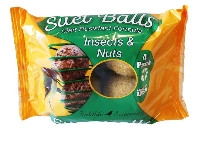Suet Ball Insect & Nut 4 Pack
