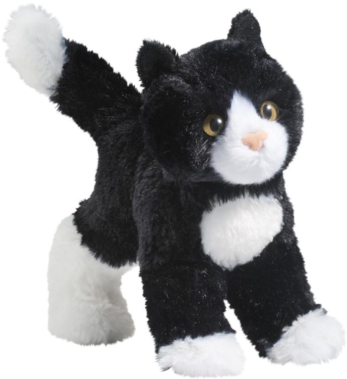 content/products/Douglas Plush Snippy Black & White Cat