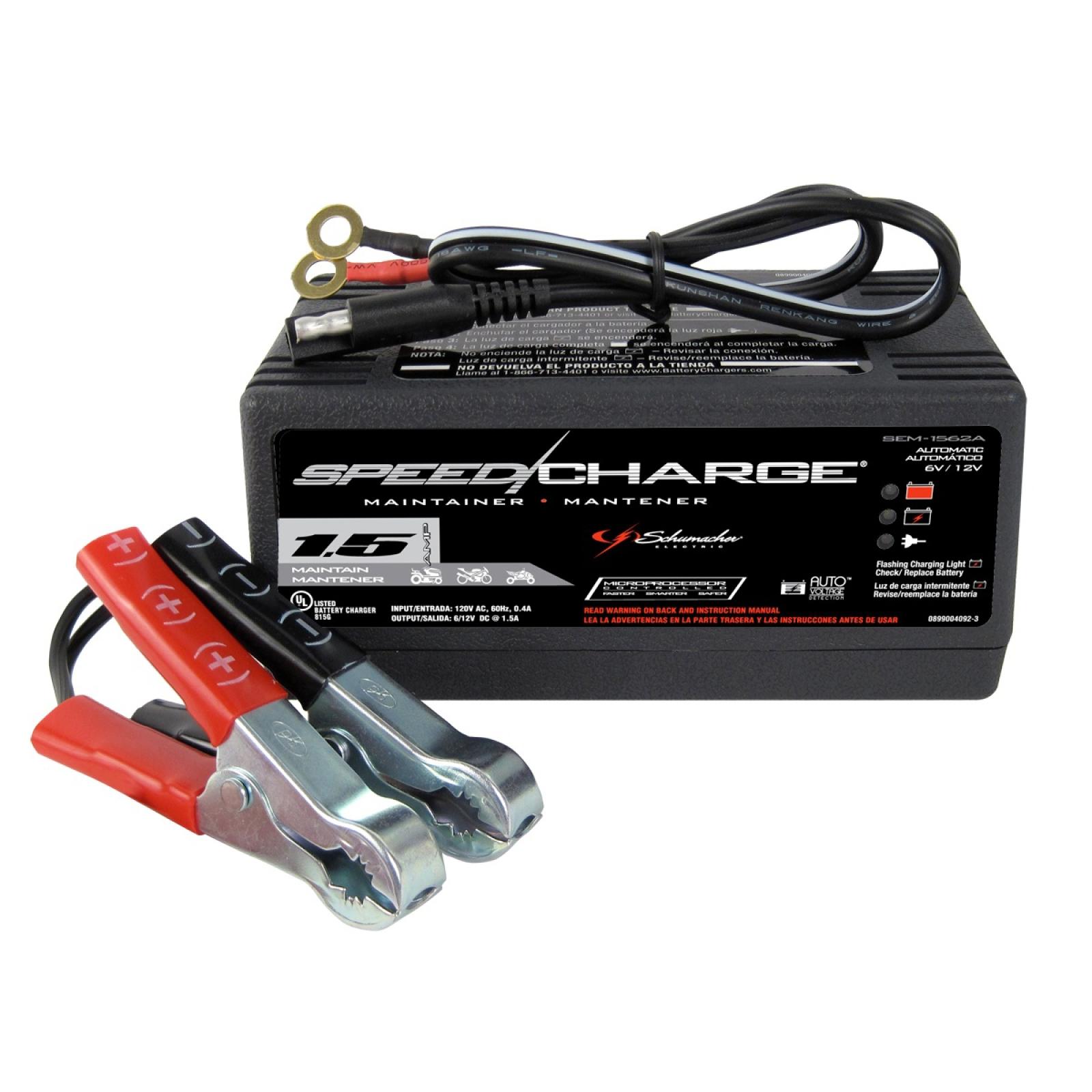1.5A 6V/12V Fully Automatic Battery Maintainer