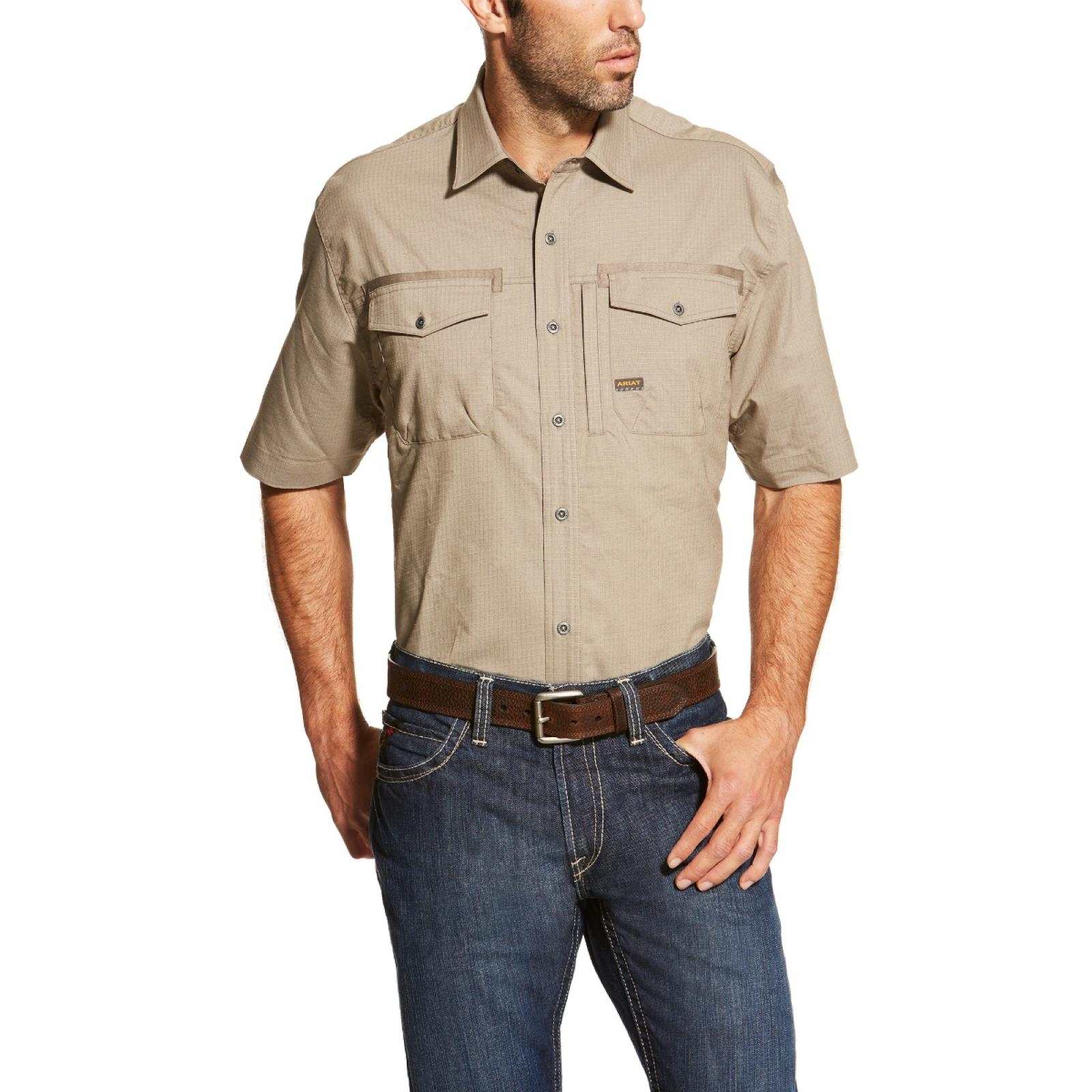 Ariat Rebar Workman Short Sleeve Work Shirt