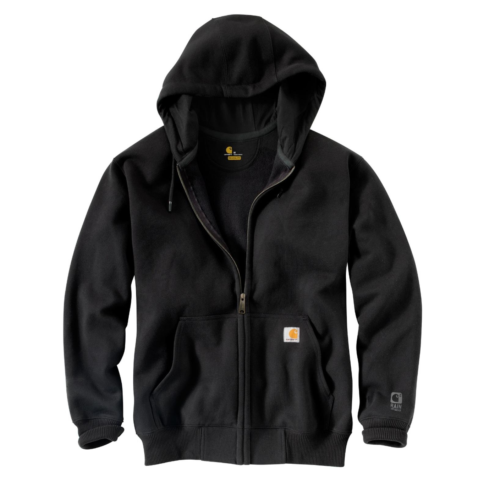 Carhartt Mens Rain Defender® Paxton Heavyweight Hooded Zip-Front Sweatshirt