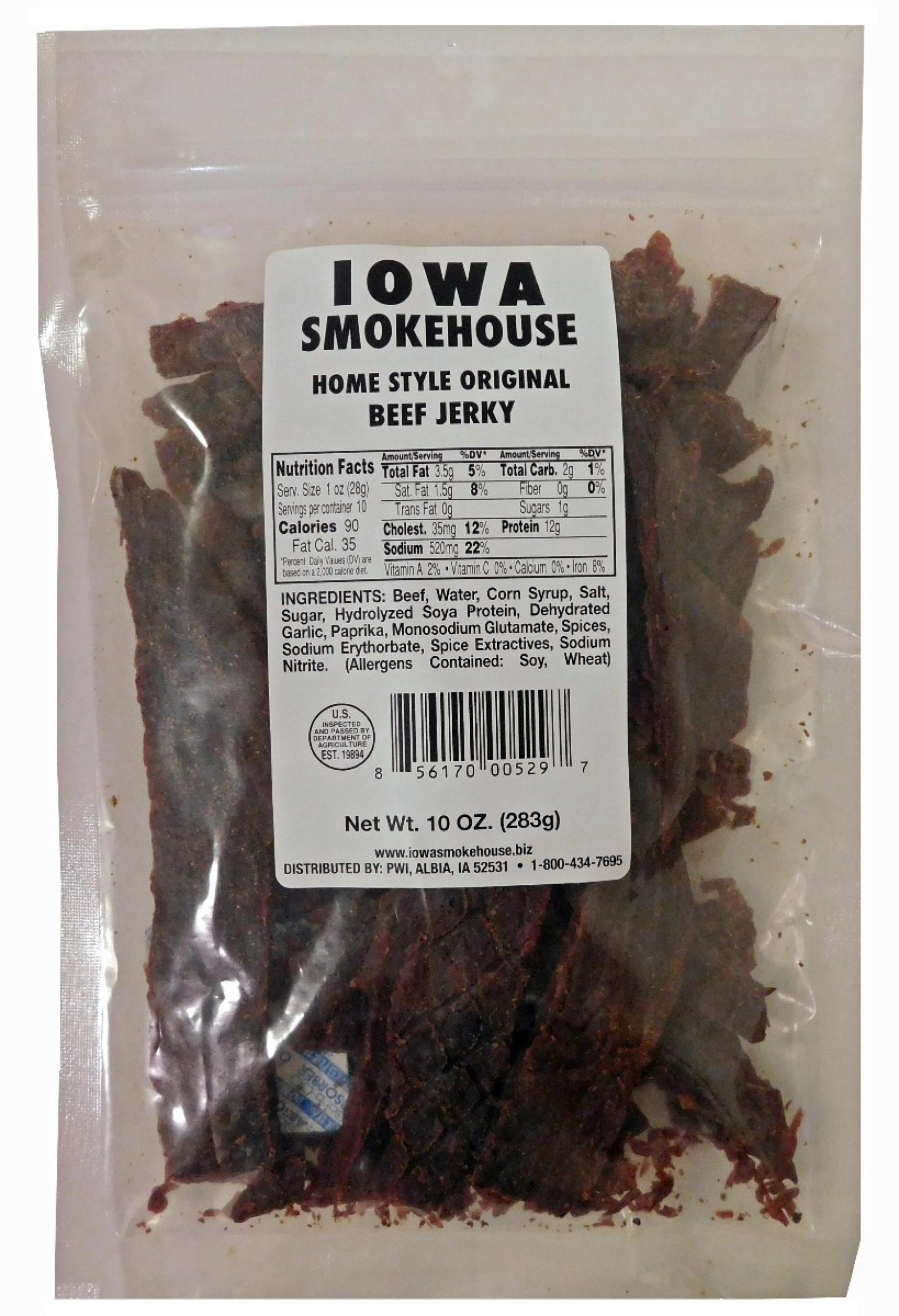 Iowa Smokehouse Homestyle Original Beef Jerky