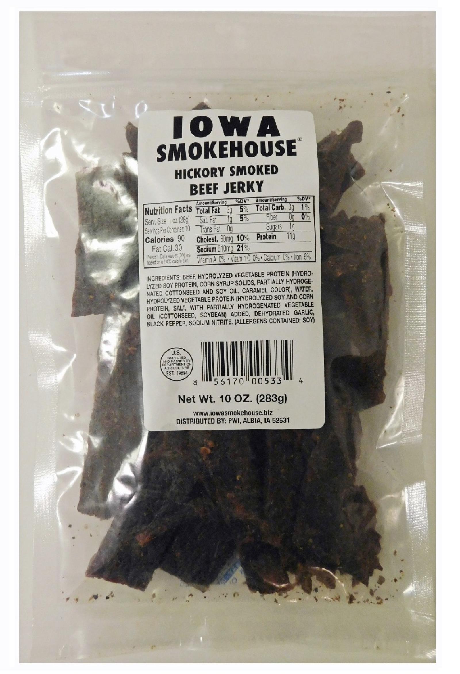 Iowa Smokehouse Hickory Smoked Beef Jerky
