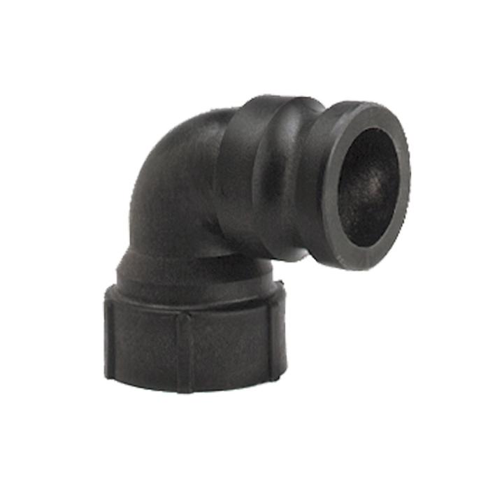 content/products/2" Part A Male 90° Cam & Groove Adapter — Polypropylene