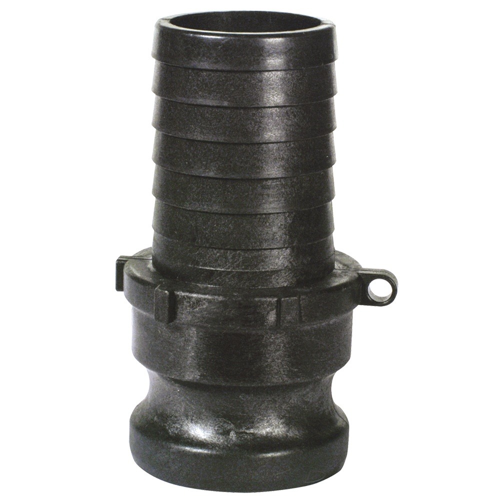2" Part E Male Cam & Groove Coupler — Polypropylene