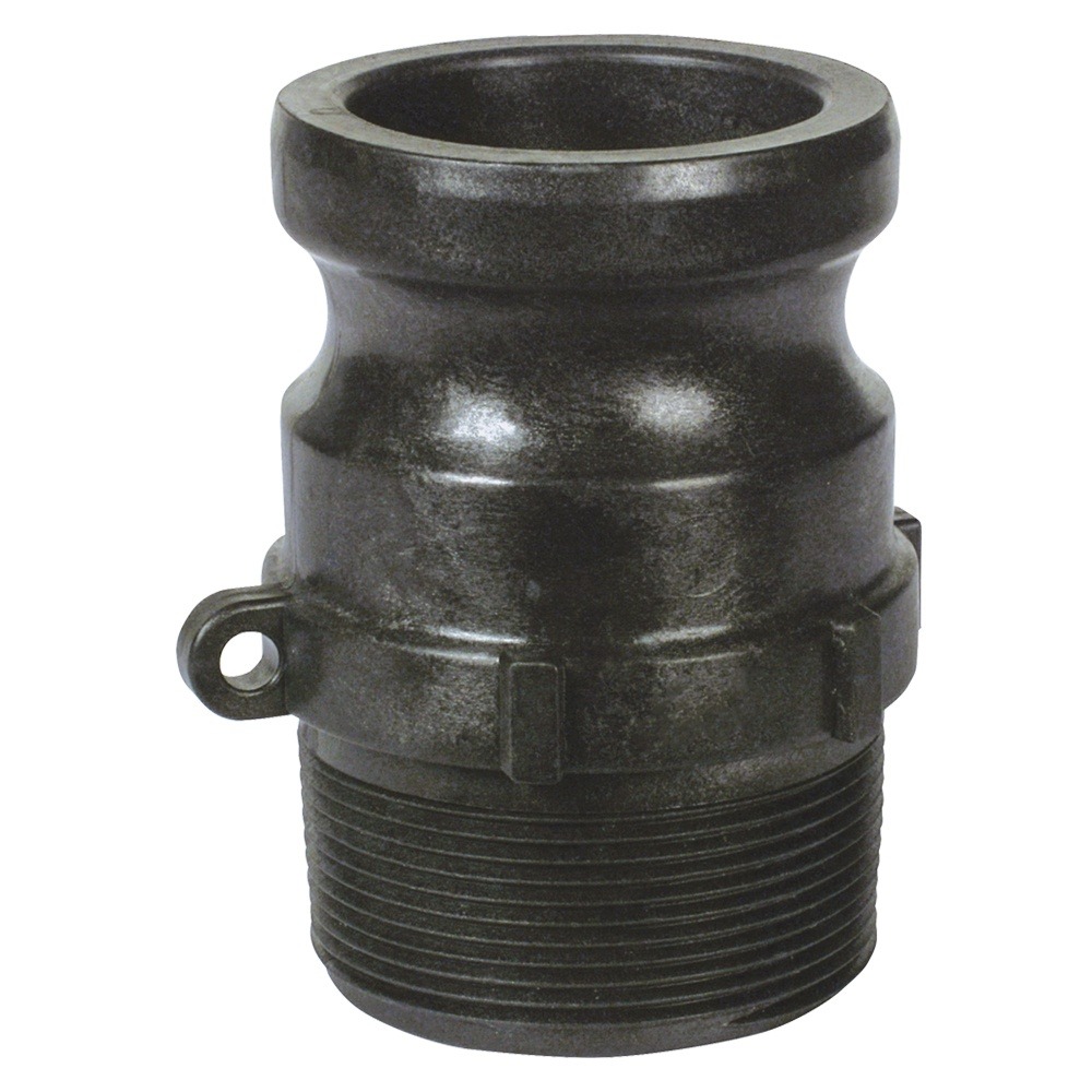 2" Part F Male Cam & Groove Adapter — Polypropylene