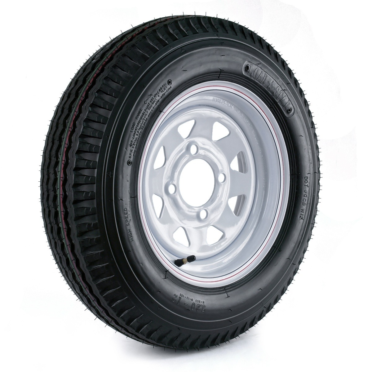 Tire 530 - 12 LRC 4 Hole Rim