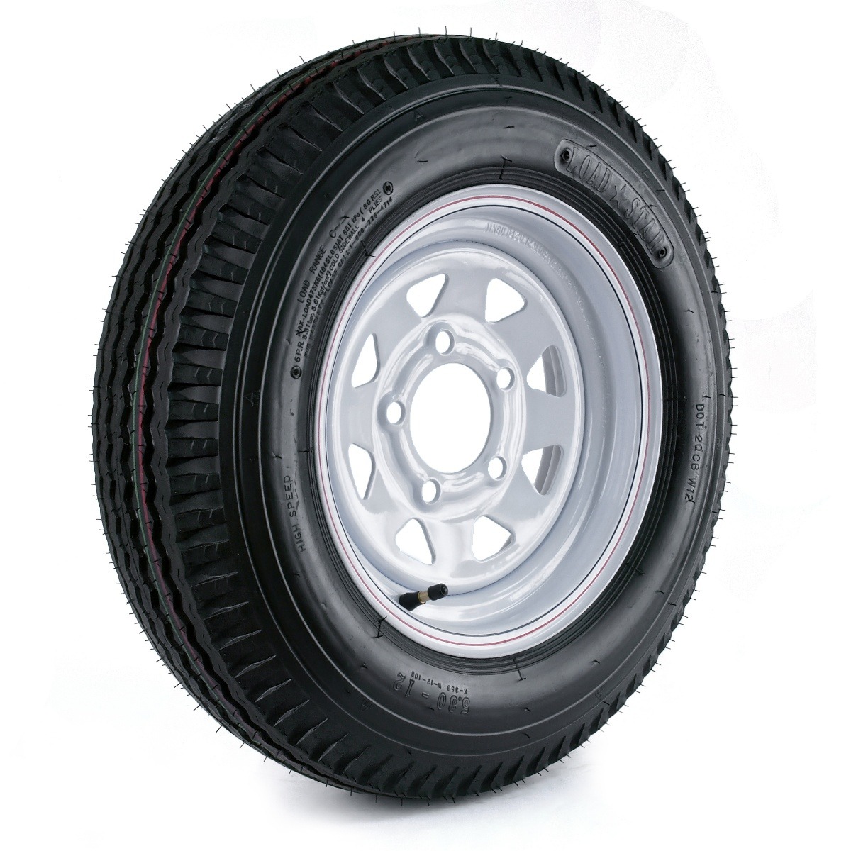 Tire 530 - 12 LRC 5 Hole Rim