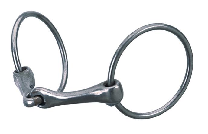 Weaver Leather All Purpose Ring Snaffle Bit, 5" Mouth