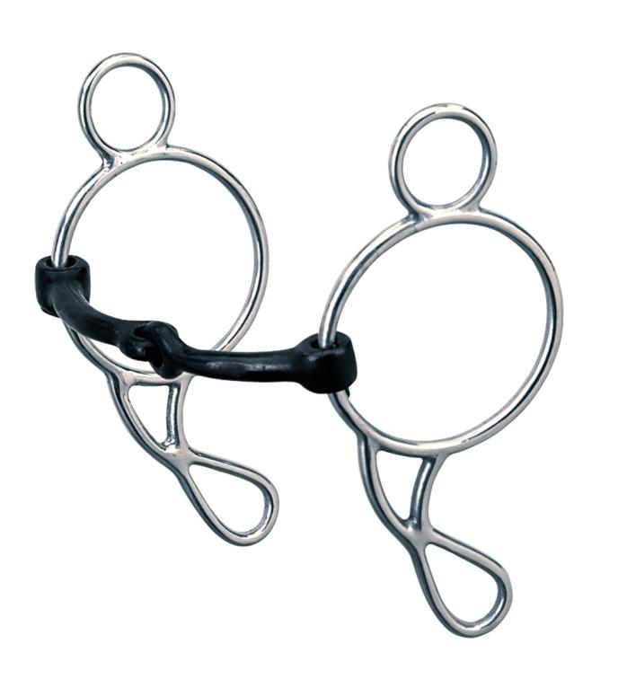 Weaver Leather 5" Sweet Iron Snaffle Mouth Gag Bit