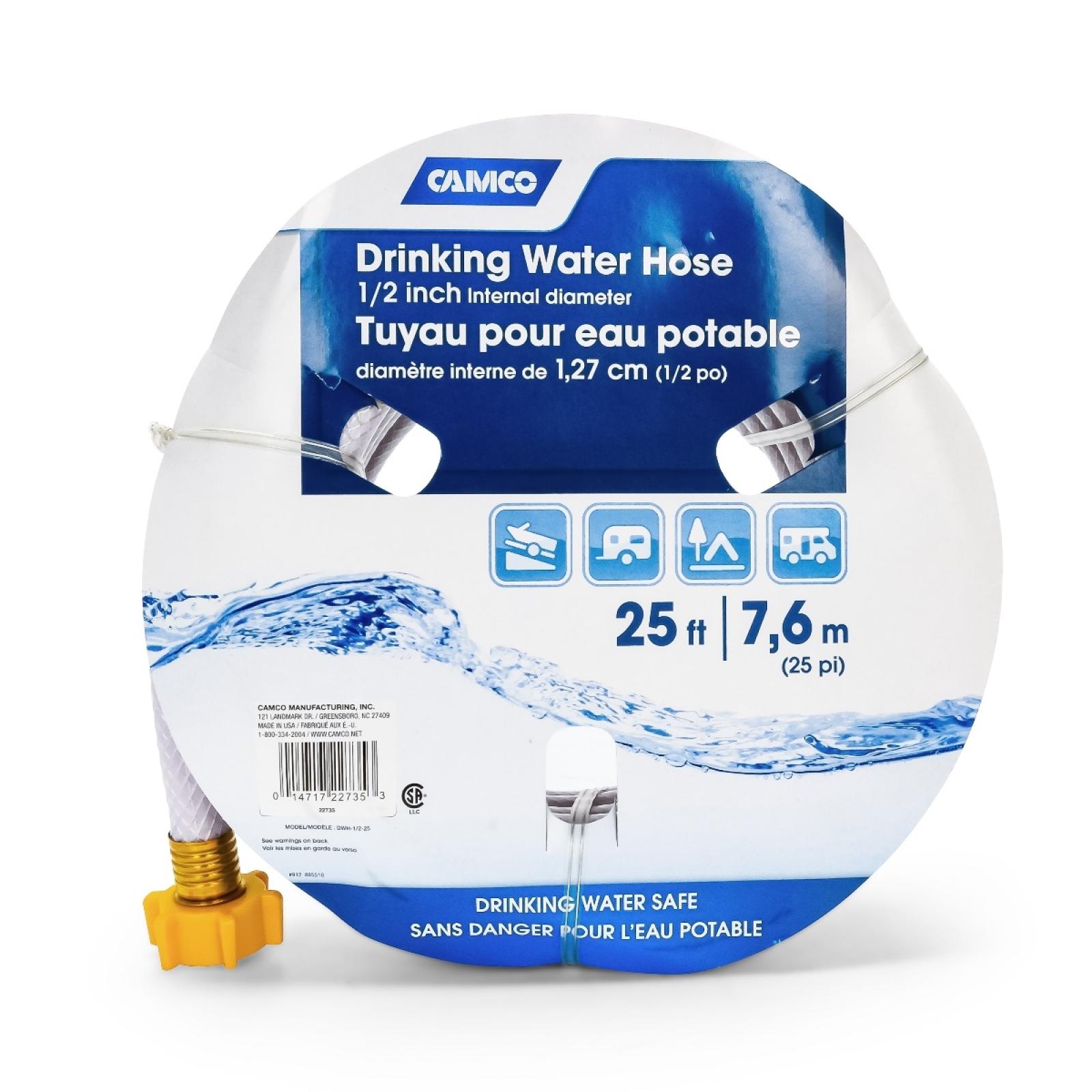 TastePURE 25' Drinking Water Hose, 1/2" ID (E/F) LLC