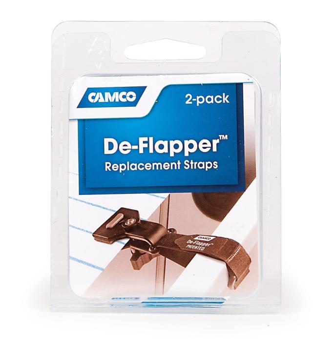Camco De-Flapper Replacement Straps 1"x13", 2 pack