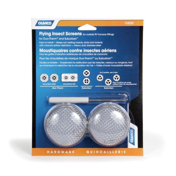 Camco Furnace Vent Insect Screen 2 pack