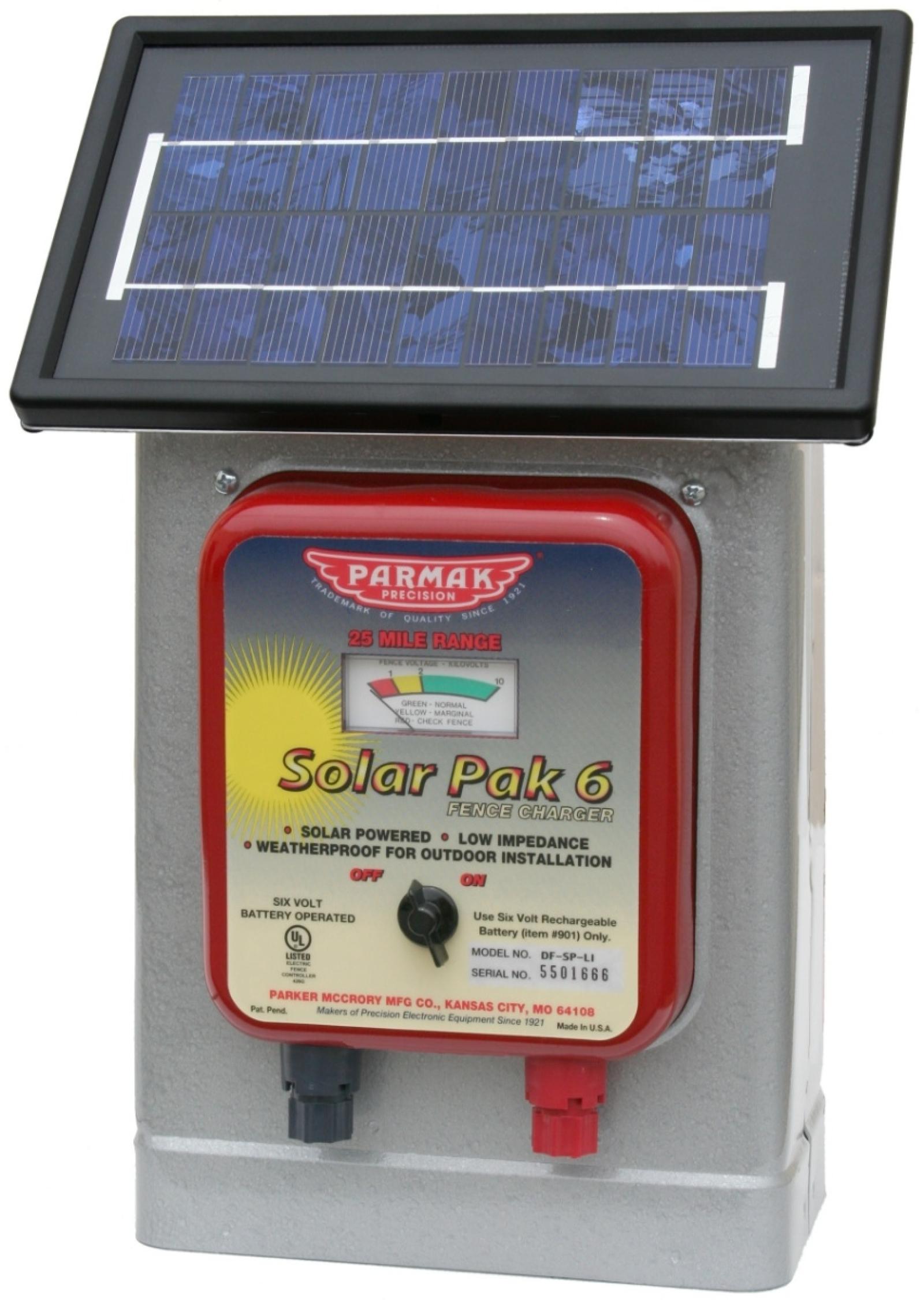 Electric Fencer Solar Pak 6 Volt