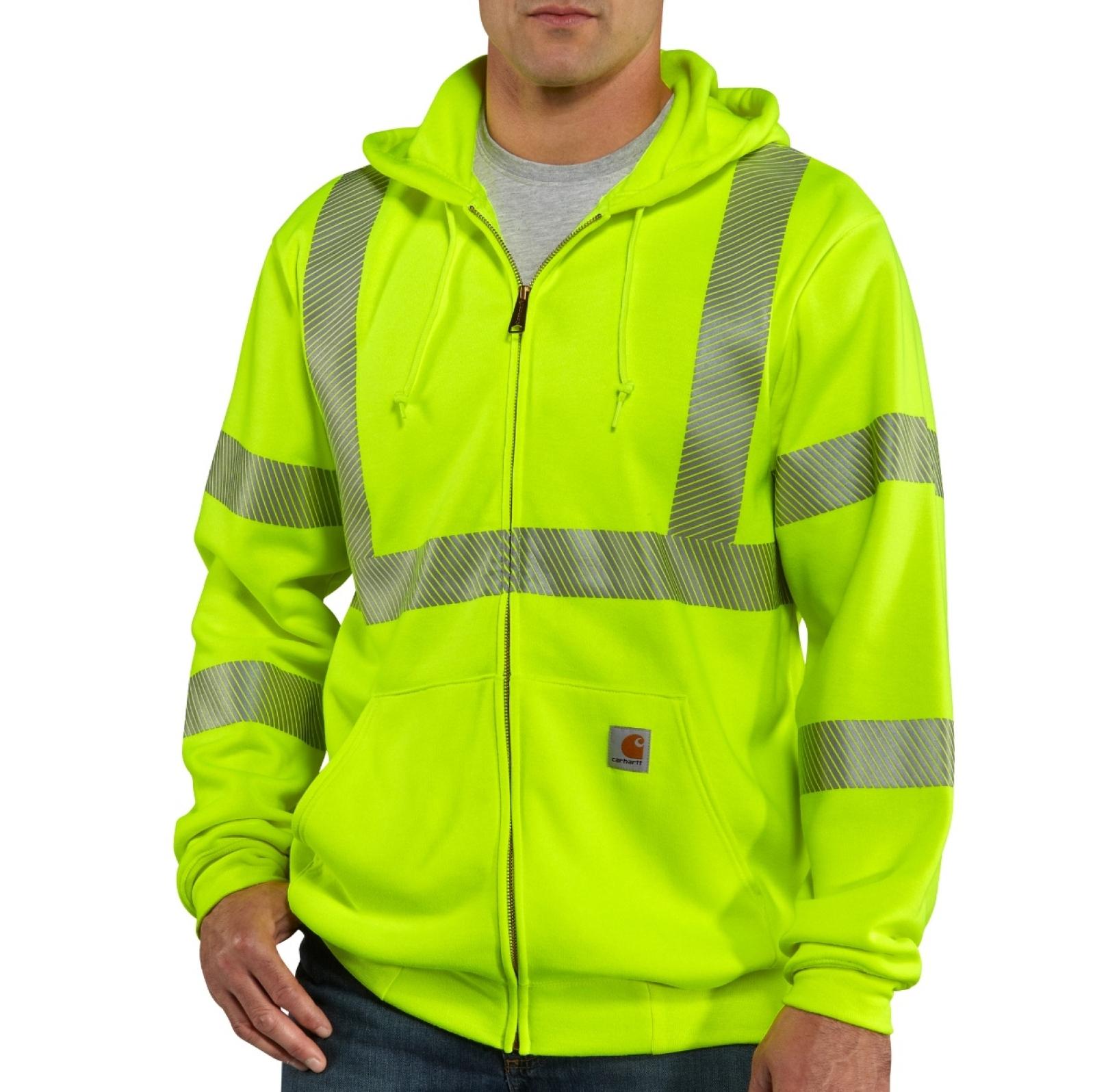Carhartt Force® High-Visibility Zip-Front Class 3 Sweatshirt