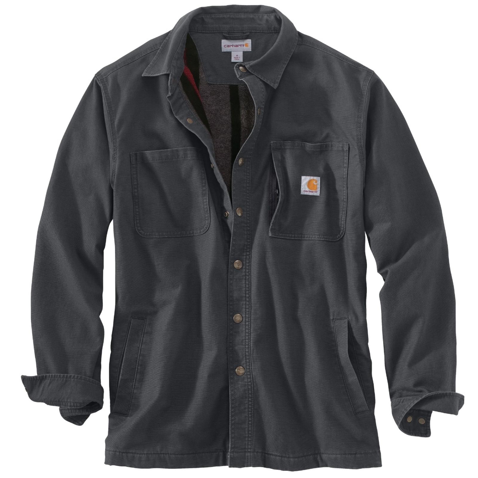 Carhartt Men's Rugged Flex® Rigby Shirt Jac/Fleece-Lined