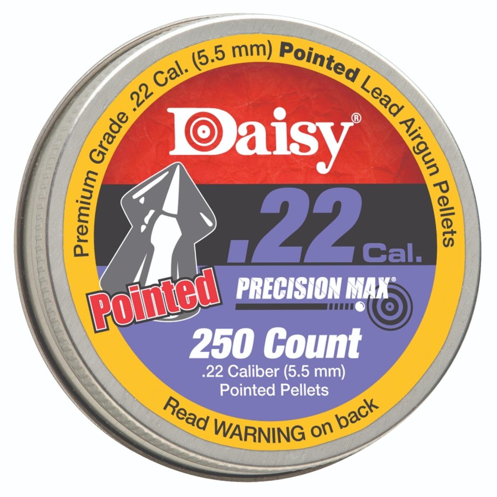 Daisy PrecisionMax 250 count .22 Cal. Pointed Field Pellets Model 7922