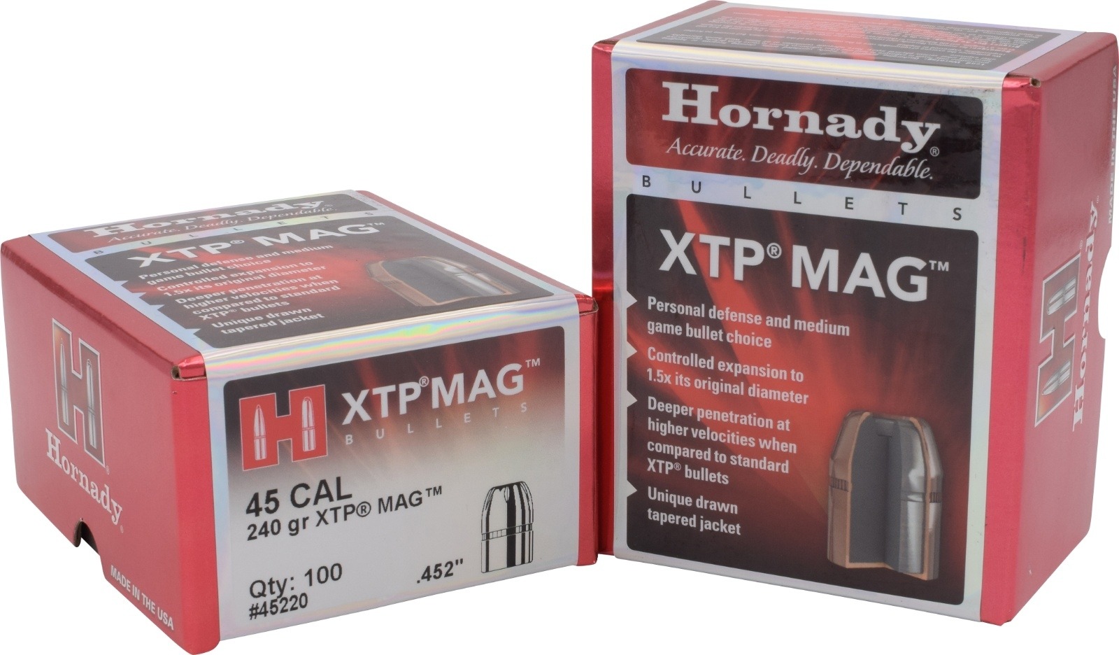 Hornady 45 Cal .452 240 gr XTP® Mag™ Ammunition