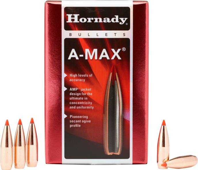 Hornady 50 Cal .510 750 gr A-MAX Bullets