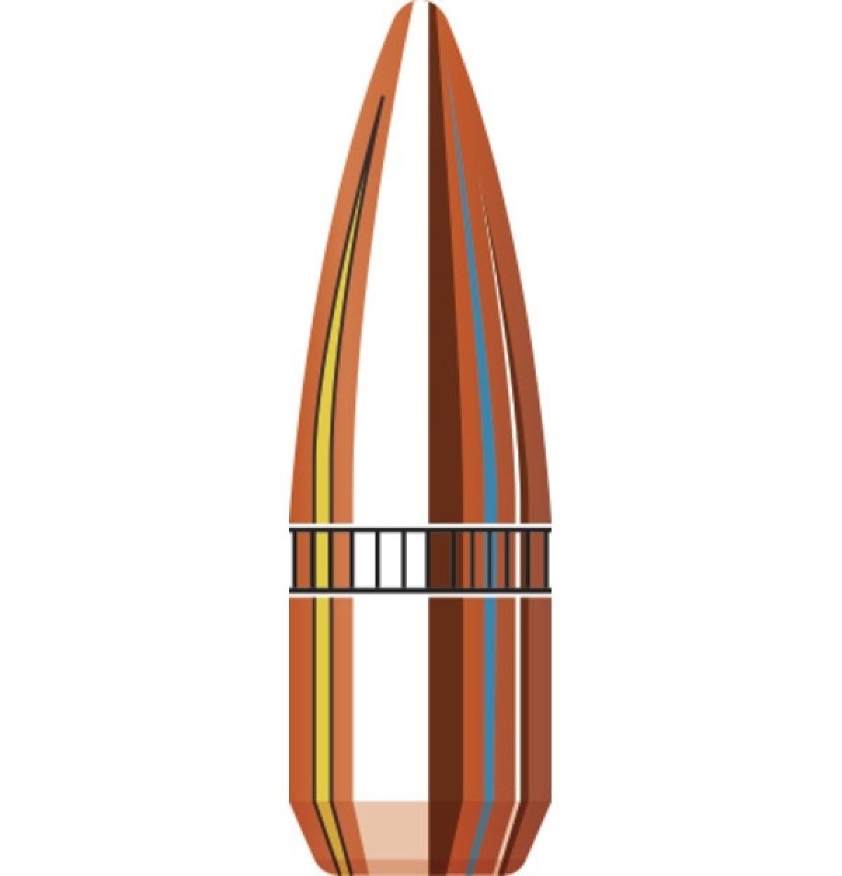 Hornady 22 Cal .224 55 gr FMJ-BT with cannelure Ammunition