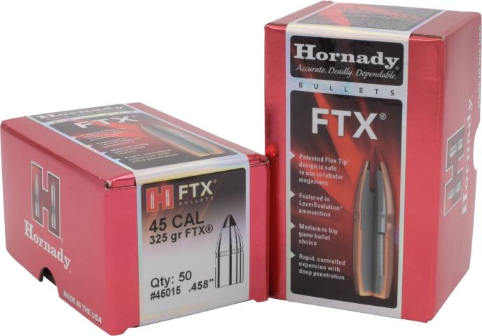 Hornady 45 Cal .458 325 gr FTX® (45-70 & 450 Marlin) Bullets