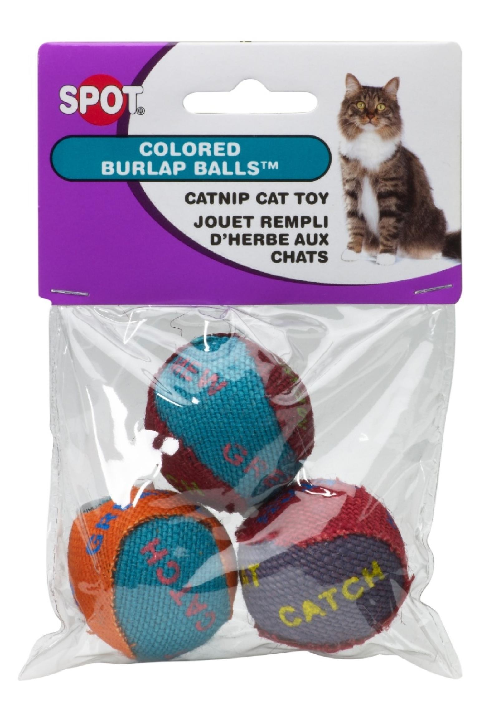 Burlap Balls Cat Toy