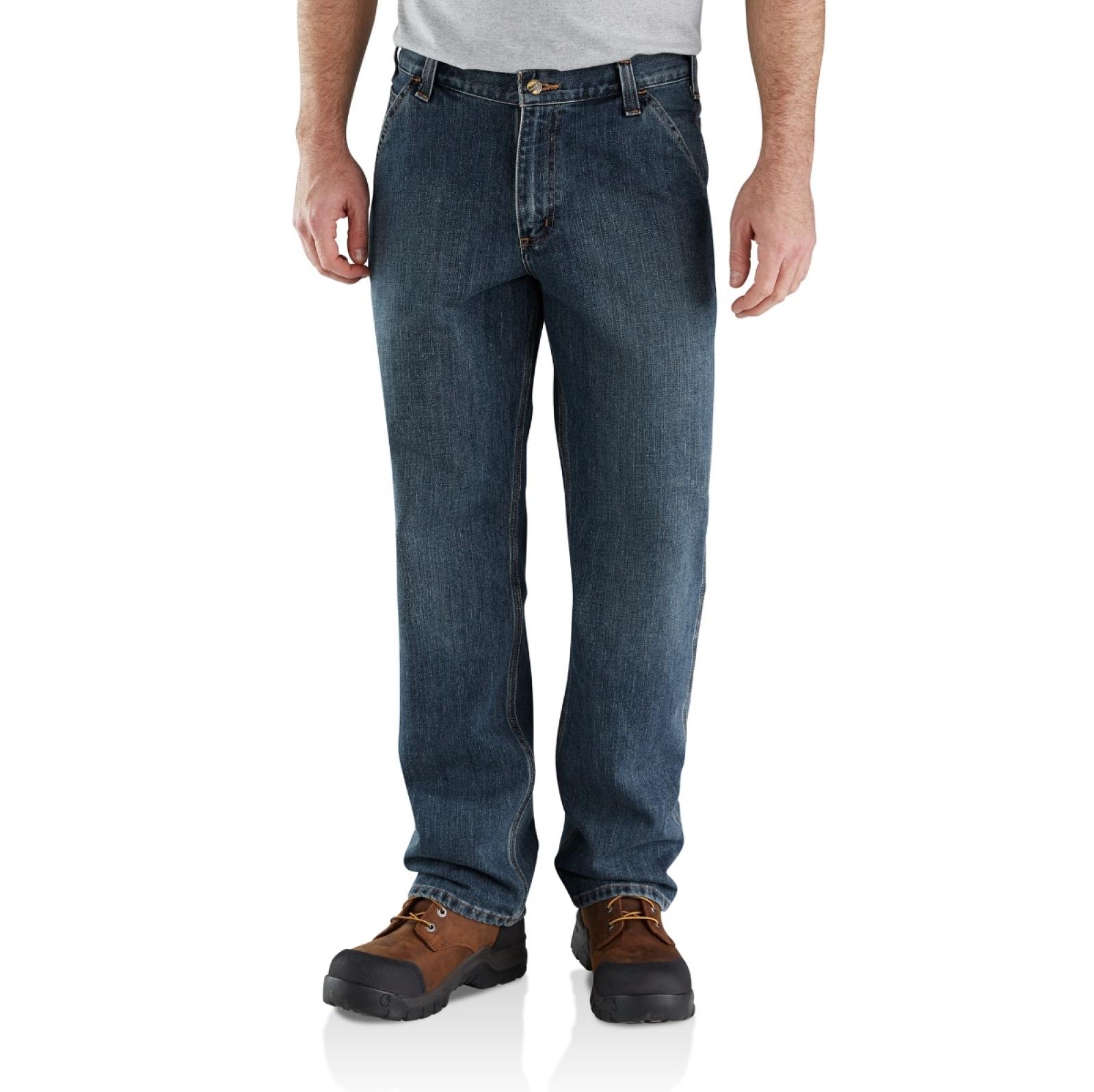 Carhartt Mens Relaxed Fit Holter Dungaree Jean