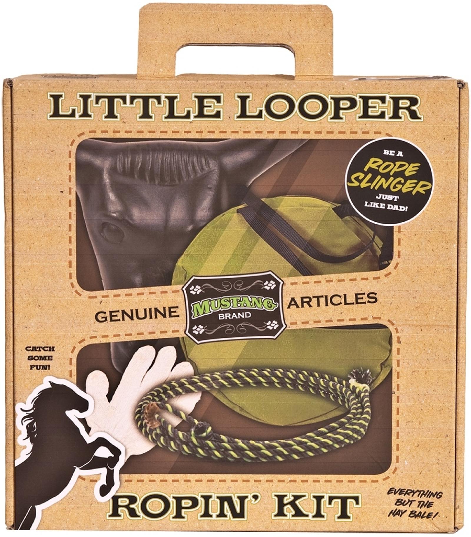 Mustang Little Looper Ropin' Kit with Steer Head