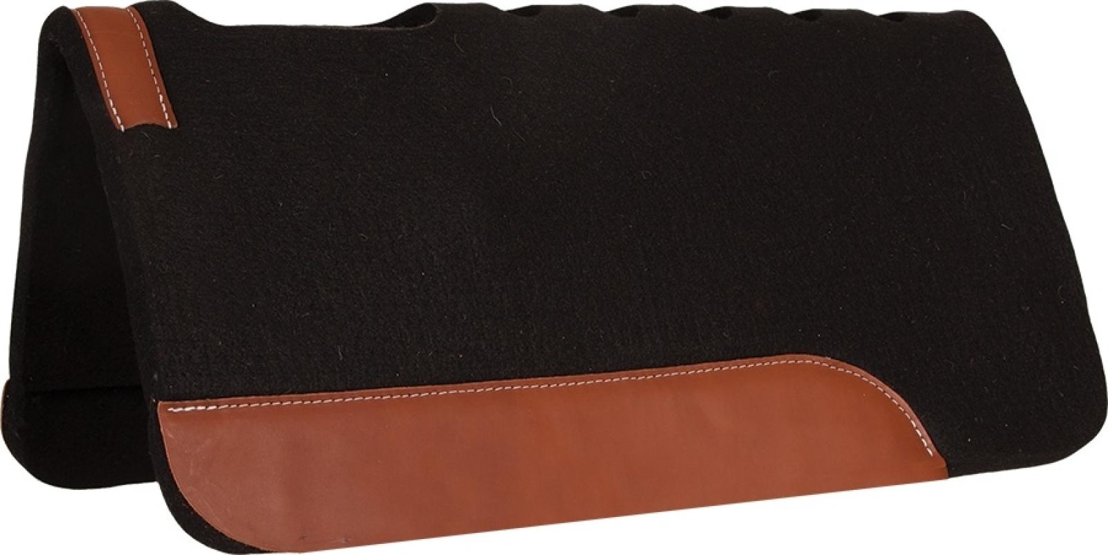Mustang Felt Cut-Back Saddle Pad with Vent Holes