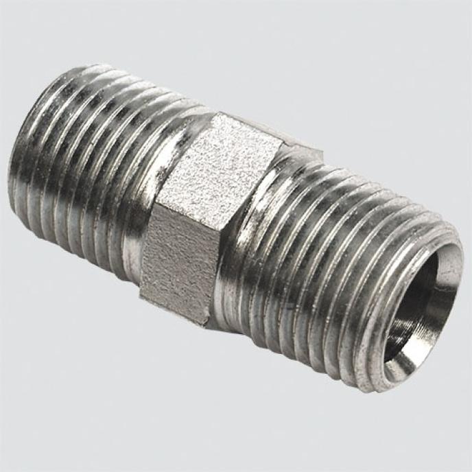 Style 5404 1/2" Male Pipe Thread x 1/2" Male Pipe Thread Hydraulic Adapter 