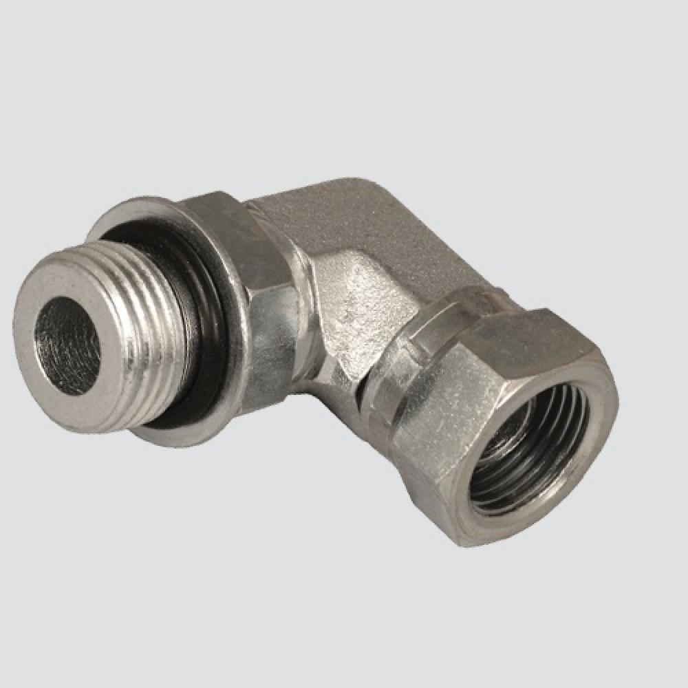 Style 6901 1/2" Male O-ring Boss x 1/2" Female Pipe Thread 90° Swivel Hydraulic Adapter