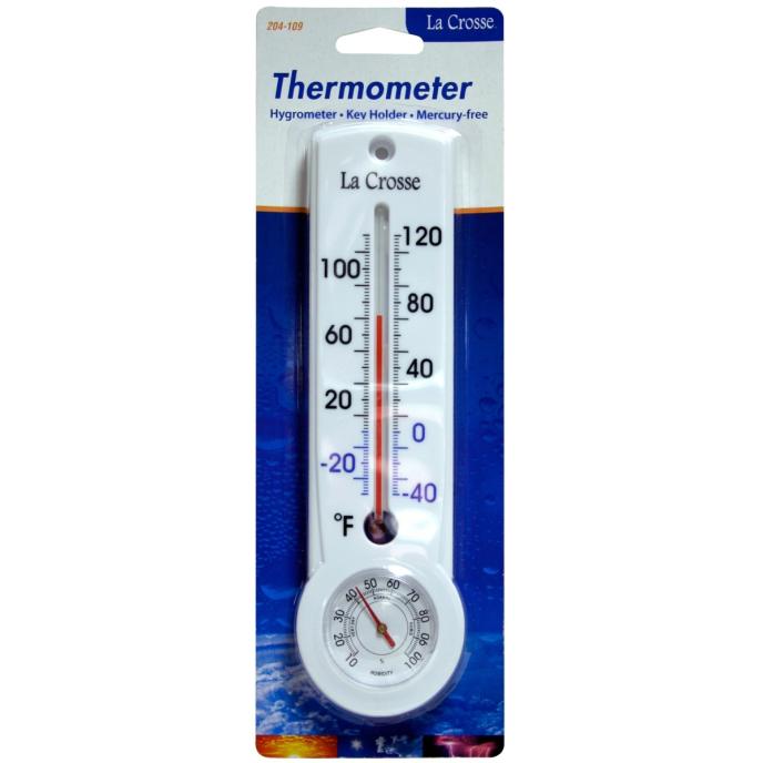 La Crosse Thermometer Hygrometer with Key Hider