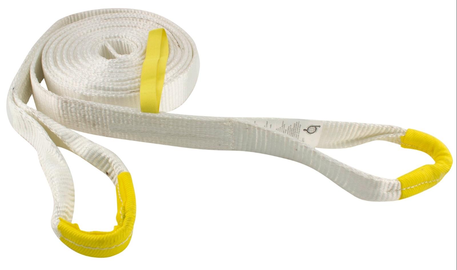 3" x 20' Recovery Strap with Loops 27,000 lb.